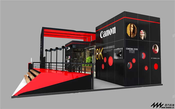 canon-廣州燈光音響展展臺設(shè)計