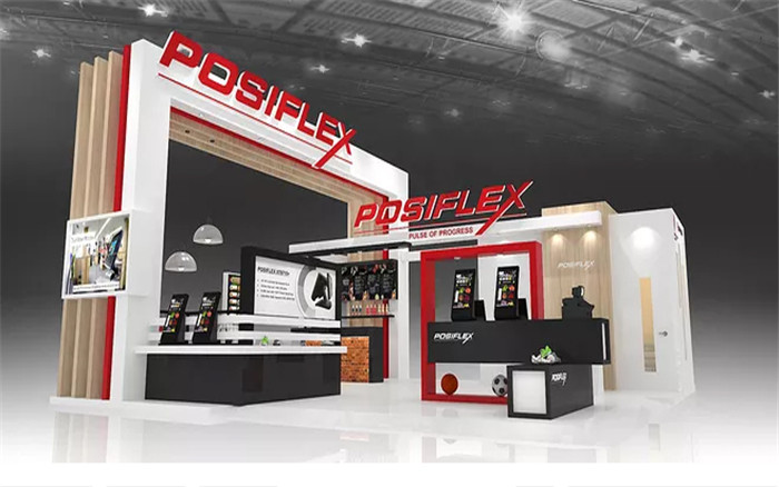 POSIFLEX-廣州燈光音響展展臺設(shè)計