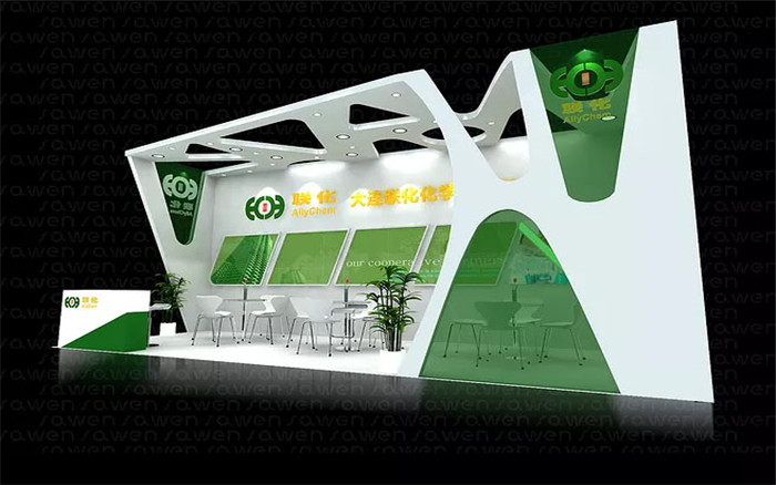 聯(lián)化-廣州涂料展展臺設(shè)計(jì)