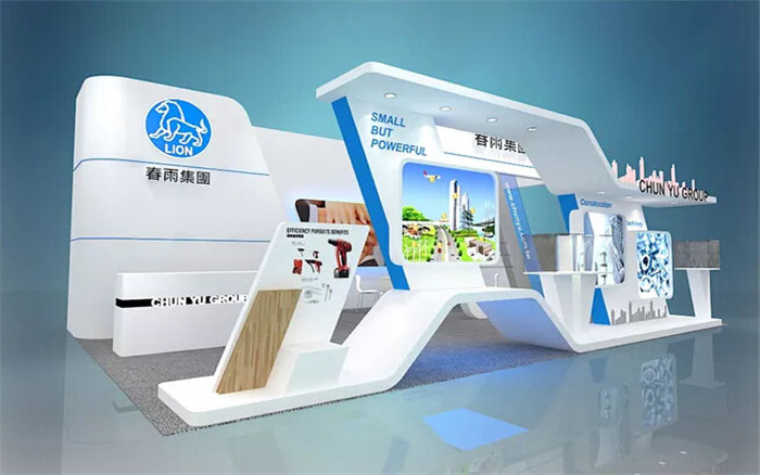 春雨集團-廣州工業(yè)設備展展臺設計