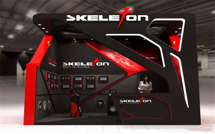 skelefon-廣州燈光音響展展位設(shè)計