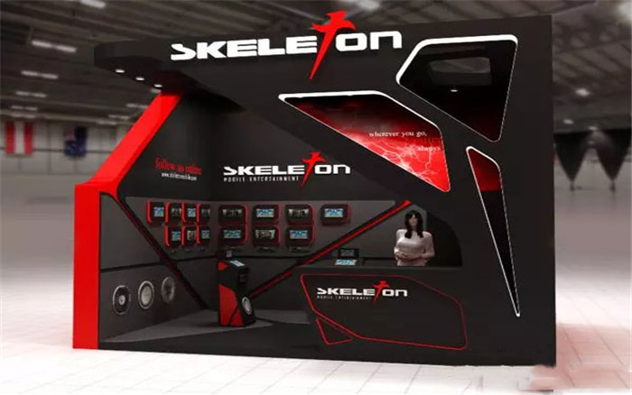 skelefon-廣州燈光音響展展位設(shè)計