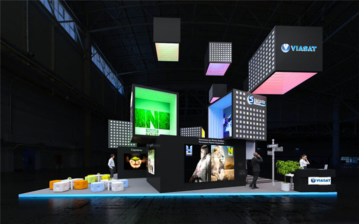 VIASAT-香港電子展展臺設(shè)計