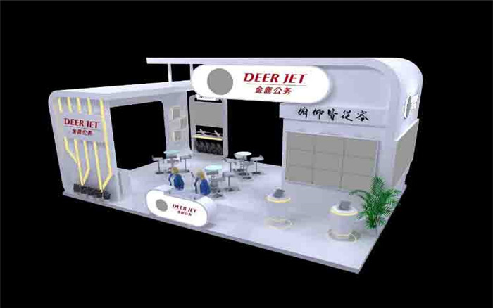 金鹿公務-深圳電子展展臺設計