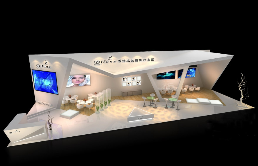 香港比蘭茜-廣州美博會(huì)展位設(shè)計(jì)搭建