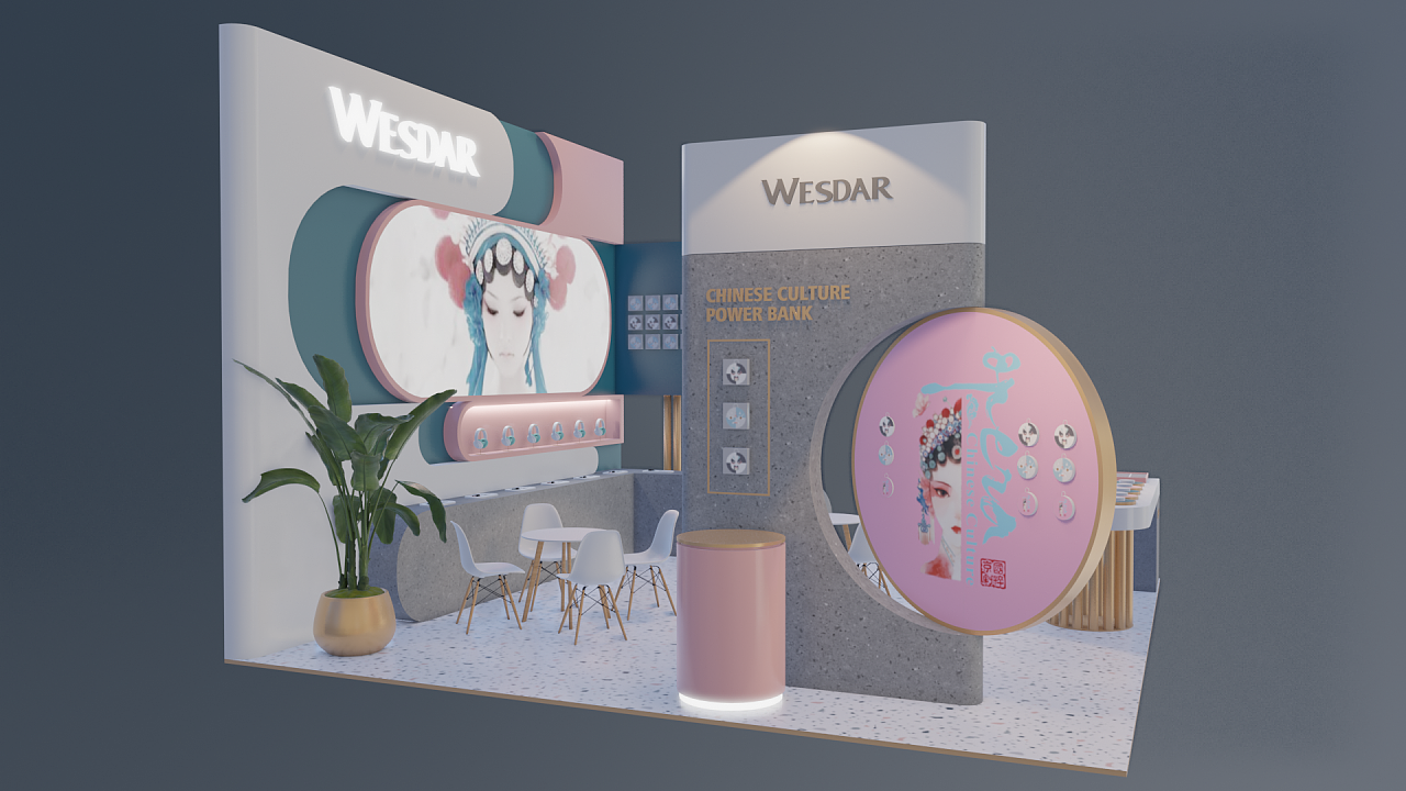 WESDAR-深圳電子會(huì)展展臺(tái)設(shè)計(jì)搭建