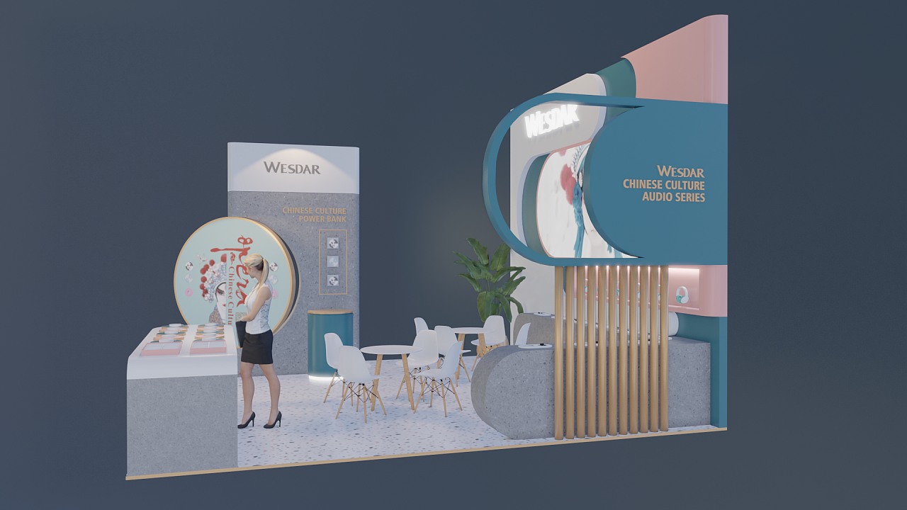 WESDAR-深圳電子會(huì)展展臺(tái)設(shè)計(jì)搭建