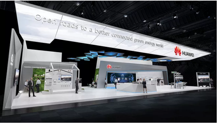 上海進口博覽會展位裝修-HUAWEI