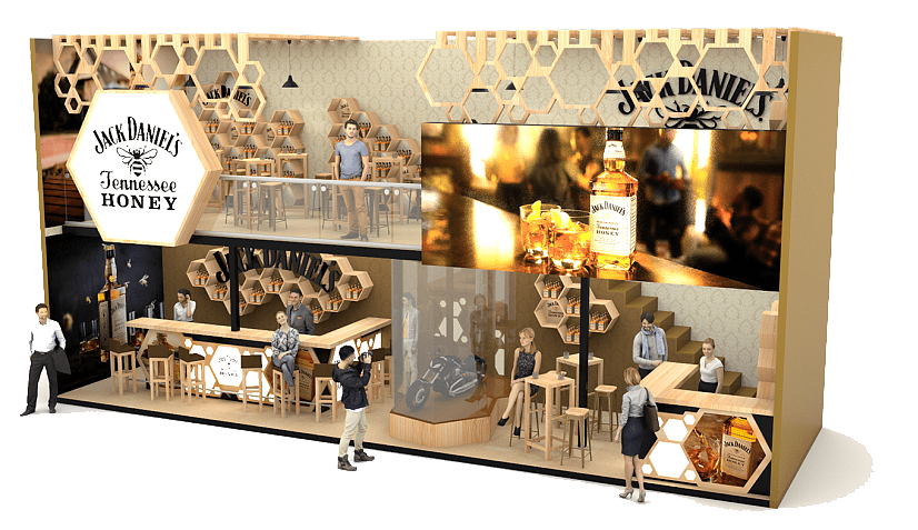 廣州展臺搭建-JACK DANIELS-食品展展臺搭建