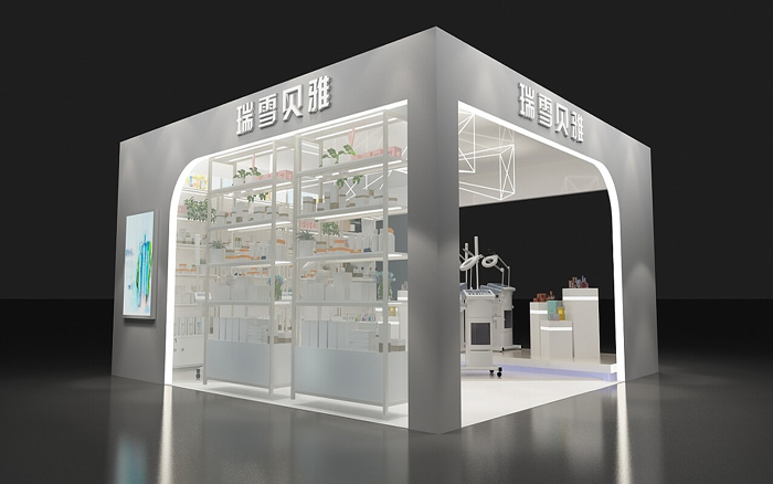 美博會展覽裝修-美瑞貝雅-上海美博會布置