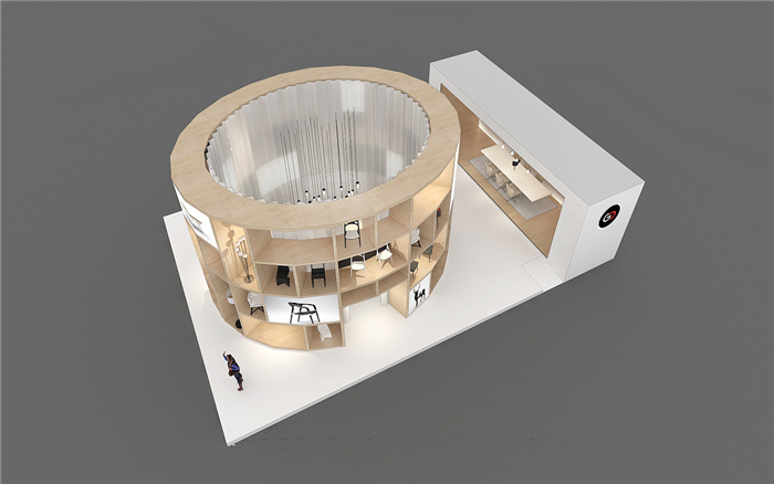 辦公用品展臺搭建-GO