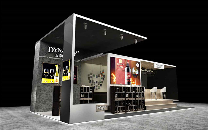 糖酒會展臺設計搭建-王朝酒業(yè)