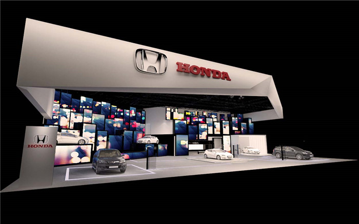 廣州汽車展展臺搭建-HONDA