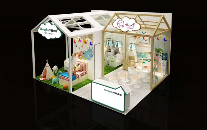 上海孕嬰童展搭建-中林木業(yè)-上海展臺(tái)搭建