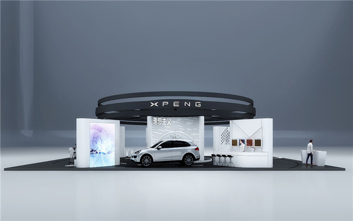 廣州汽車展展會搭建-小鵬