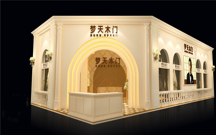 門窗展臺搭建-夢天木門
