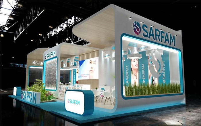 廣州美博會(huì)展臺設(shè)計(jì)-SARFAM