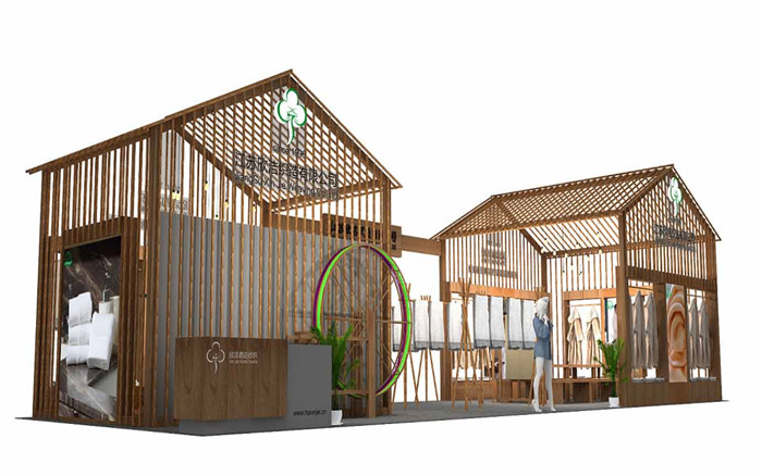 面料紡織展搭建