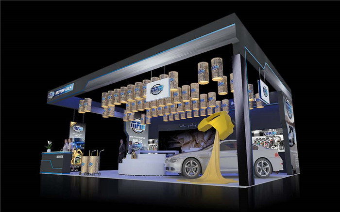 廣州汽車展展廳設(shè)計(jì)-MOTOR OILS