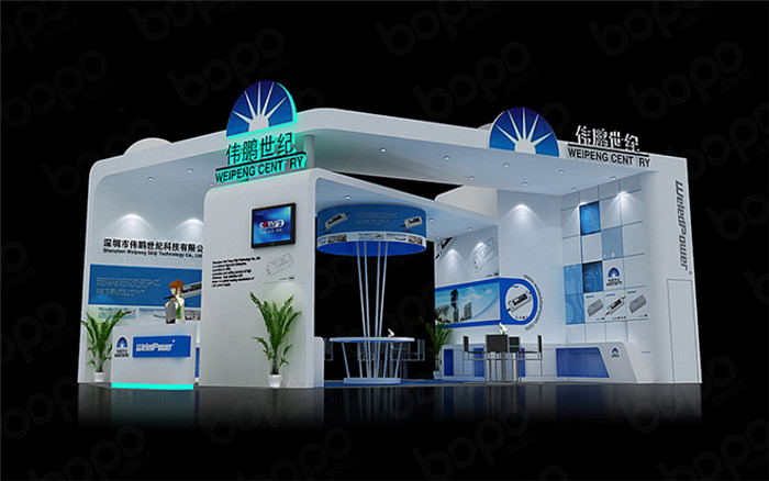 廣州安防展會設計搭建_偉鵬世紀