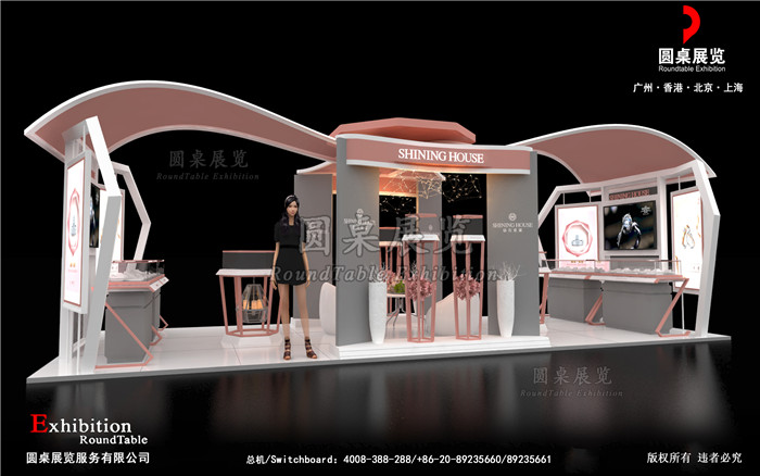 珠寶展臺設(shè)計(jì)搭建使用哪些色彩？展位設(shè)計(jì)技巧