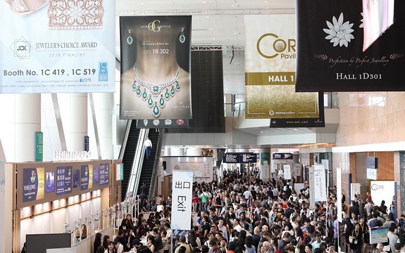 香港珠寶首飾展覽會開幕現(xiàn)場